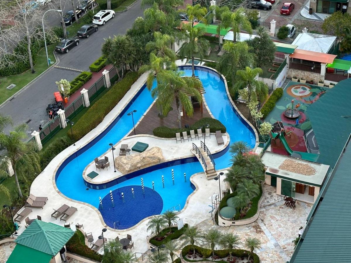 Flat Com Vista Panoramica -15- Na Barra Da Tijuca - Estacionamento Gratuito - Frigobar - Ar Condicionado - Piscina - Academia - Balsa Para Praia Gratis - Varanda - Vista Parcial Mar E Lagoa Rio de Janeiro Buitenkant foto