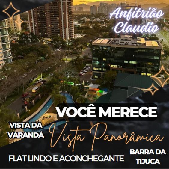 Flat Com Vista Panoramica -15- Na Barra Da Tijuca - Estacionamento Gratuito - Frigobar - Ar Condicionado - Piscina - Academia - Balsa Para Praia Gratis - Varanda - Vista Parcial Mar E Lagoa Rio de Janeiro Buitenkant foto