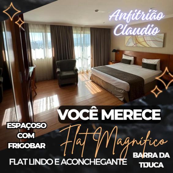 Flat Com Vista Panoramica -15- Na Barra Da Tijuca - Estacionamento Gratuito - Frigobar - Ar Condicionado - Piscina - Academia - Balsa Para Praia Gratis - Varanda - Vista Parcial Mar E Lagoa Rio de Janeiro Buitenkant foto