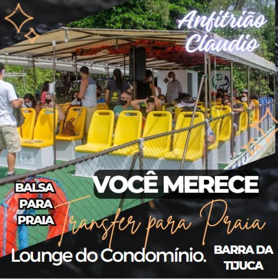 Flat Com Vista Panoramica -15- Na Barra Da Tijuca - Estacionamento Gratuito - Frigobar - Ar Condicionado - Piscina - Academia - Balsa Para Praia Gratis - Varanda - Vista Parcial Mar E Lagoa Rio de Janeiro Buitenkant foto